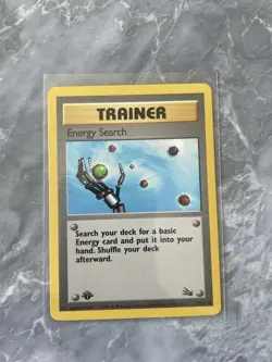 1999 Pokemon Trainer Card 1st First Edition Fossil Set Common LP NM WOTC 59/62 - Image 1