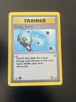 1999 Pokemon Trainer Card 1st First Edition Fossil Set Common LP NM WOTC 59/62 - Image 2