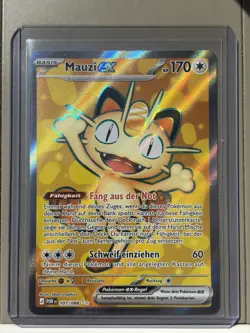 Mauzi Ex 107/088 Optimale Ordnung Pokemon Karte Deutsch NM Boosterfrisch - Image 1