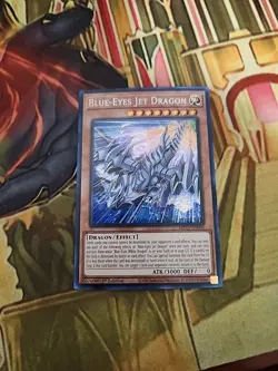 Blue-Eyes Jet Dragon MP23-EN004 Prismatic Secret Rare 1ST ED NM Yugioh - Image 1