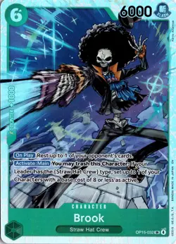 Brook () SR Adventure on Kami's Island OP15-032 One Piece TCG - Image 1