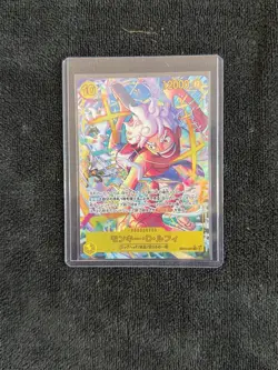 One Piece Japanese Monkey D. Luffy EB04-061 SEC Parallel Art NM - Image 1