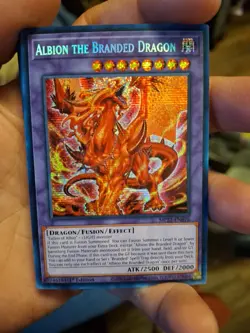 ** ALBION THE BRANDED DRAGON ** SECRET RARE 1ST EDITION MP22-EN076 (NM) YUGIOH! - Image 1