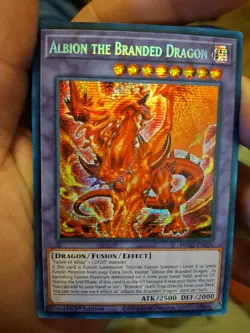 ** ALBION THE BRANDED DRAGON ** SECRET RARE 1ST EDITION MP22-EN076 (NM) YUGIOH! - Image 2
