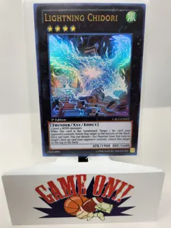 YuGiOh Lightning Chidori CBLZ-EN052 1st Edition Ultra Rare LP - Image 1