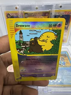 DROWZEE 2002 POKEMON E-CARD SERIES AQUAPOLIS REVERSE HOLO 74B/147 Q0443 - Image 4