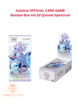 hololive OFFICIAL CARD GAME Booster Box Vol.02 Quintet Spectrum - DHL EXPRESS - Image 1