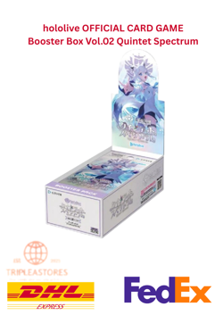 hololive OFFICIAL CARD GAME Booster Box Vol.02 Quintet Spectrum - DHL EXPRESS - Image 2