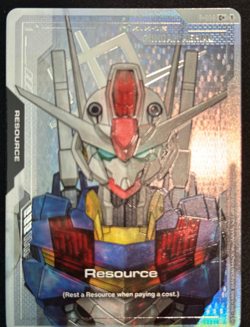 Resource R-009 C+ Foil Gundam Card Game - Image 3