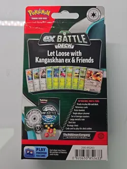 Pokemon TCG KANGASKHAN ex Battle Deck Factory Sealed Box 60 Card Deck - Image 2