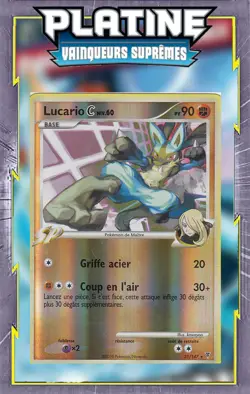 Lucario C Reverse - Platine:Vainqueurs Supremes- 31/147 -Carte Pokemon Francaise - Image 1