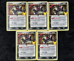 Pokemon Greninja SWSH144 Gold Star Celebrations ENG Lotto 5 Cards - Image 1