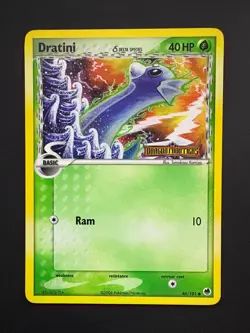 Dratini 46/101 Pokemon EX Dragon Frontiers Rev.Foil Stamped Near Mint (NM) 2006 - Image 1