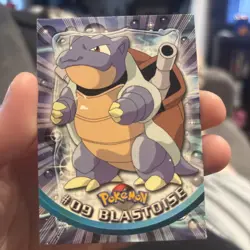 Blastoise #09 Pokemon Topps TV Series 1 1999 Blue Topps - Image 1