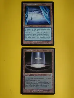 Cephalid Coliseum & Cabal Pit. Odyssey lands x2 MTG 2 Card. - Image 1