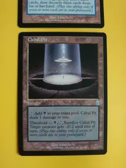 Cephalid Coliseum & Cabal Pit. Odyssey lands x2 MTG 2 Card. - Image 2