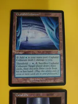 Cephalid Coliseum & Cabal Pit. Odyssey lands x2 MTG 2 Card. - Image 4
