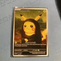 Mona Pika (Pikachu) Pokemon x Van Gogh Black Star Promo Extended art - Image 1
