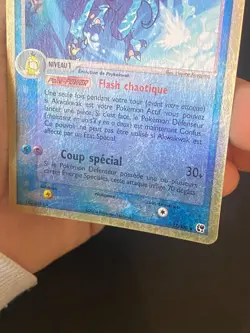 CARTE POKEMON AKWAKWAK 17/100 RARE REVERSE EX TEMPETE DE SABLE - EXC/NM - Image 4