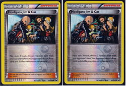 2x HOOLIGANS JIM & CAS 95/108- DARK EXPLORERS Pokemon REV HOLO-2012 RELEASE NM/M - Image 1