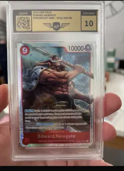 One Piece Card Game Edward Newgate OP02-004 SR (2023) - Image 1