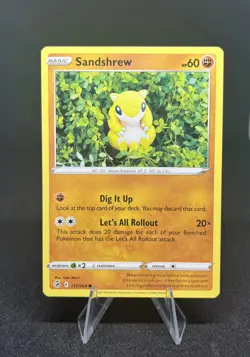 131/264 SANDSHREW | COMMON | FUSION STRIKE POKEMON CARD - Image 1