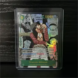 Dracule Mihawk One Piece CCG Holo Character Card 10000 Power - Image 1