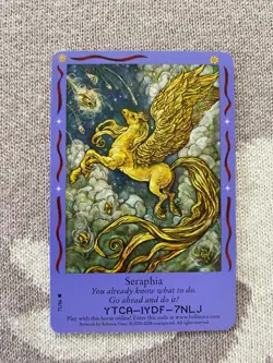 SERAPHIA - Bella Sara Magical Friends Series Card Rare - Image 1