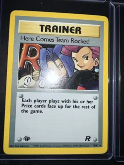 VTG. 1999 Pokemon 1st Edition Cards-Dratini, Dark Gloom, Horsea, Here Comes Team - Image 2