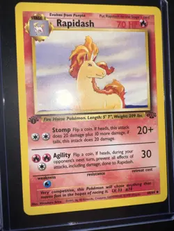 Pokemon Cards 1st Edition 1999 Meowth, Rapidash, Tauros, Goldeen, Primeape - Image 5