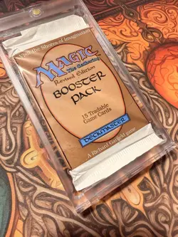 Magic: The Gathering Revised Edition Booster Pack 15 Cards Wizards of the Coast - Image 1