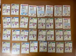 BANDAI POKEMON Carddass 1990s 32 Card Lot Vintage Collectible - Image 2