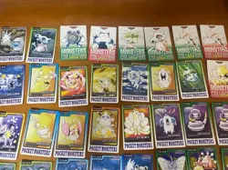 BANDAI POKEMON Carddass 1990s 32 Card Lot Vintage Collectible - Image 3