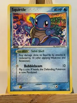 Squirtle TCG Crystal Guardians Card 64/100 Regular Common Non-Holo NM - Image 1