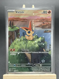 Pokemon TCG Victini Full Art Holo Black Star Promo Card 208 - Image 1