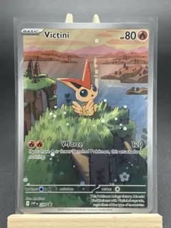 Pokemon TCG Victini Full Art Holo Black Star Promo Card 208 - Image 2