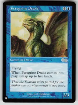 Peregrine Drake Uncommon The List Reprints 88/350 MTG Near Mint 2020 - Image 1