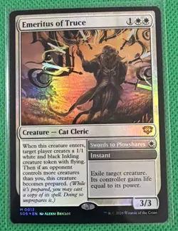 MTG Strixhaven Lot Of 4 - Emeritus of Conflict (Extended Art) Truce Abundance - Image 3