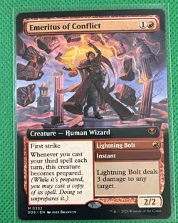 MTG Strixhaven Lot Of 4 - Emeritus of Conflict (Extended Art) Truce Abundance - Image 4