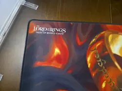 MTG The One Ring Playmat 2023 GenCon Gold Foil The Lord of the Rings /500 - Image 3