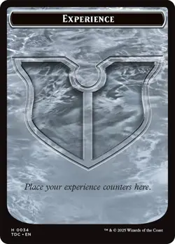 MTG Tarkir: Dragonstorm Commander - Experience & Treasure [Token] - Image 1