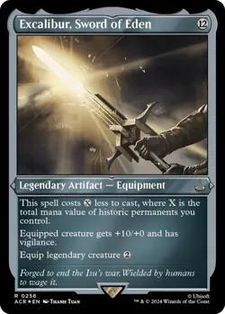 Magic The Gathering Excalibur, Sword of Eden Foil Etched,Assassin's Creed (ACR) - Image 1
