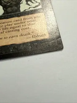 Reanimate - Magic the Gathering MtG - Tempest - DAMAGED - Image 5