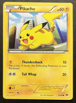 Pikachu 39/99 Black & White Next Destinies Pokemon Card NM - Image 1