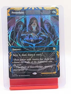 Preordain [Foil] #21 Magic Secrets of Strixhaven Mystical Archive - Image 1