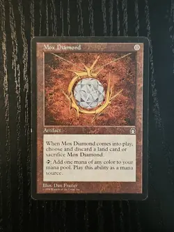 Magic The Gathering - Stronghold - Mox Diamond - Reserve List - Image 1