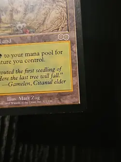 Magic The Gathering Urza's Saga Gaea's Cradle - Reserved List - LP-MP - Image 5