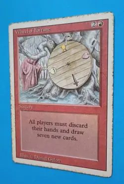 Magic the Gathering MTG Revised WHEEL OF FORTUNE Rare HP 1994 Vintage! - Image 3