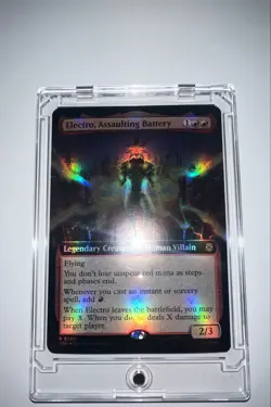 Electro, Assaulting Battery (Extended Art) Marvel's Spider-Man Foil - Image 1