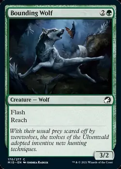 BOUNDING WOLF X4 *INNISTRAD: MIDNIGHT HUNT* - Image 1